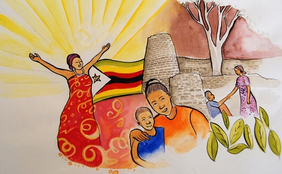 Titelbild zum Weltgebetstag 2020 aus Simbabwe