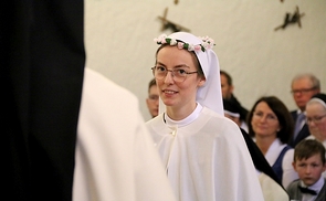 Sr. Mirjam Maria Schwaiger feierte ihre erste zeitliche Profess bei den Marienschwestern.