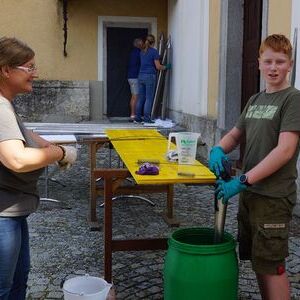 Was machen die da wohl?