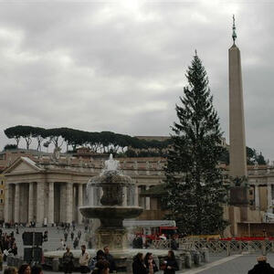 Rom - Christbaum für Papst