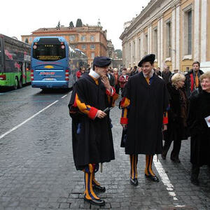 Rom - Christbaum für Papst