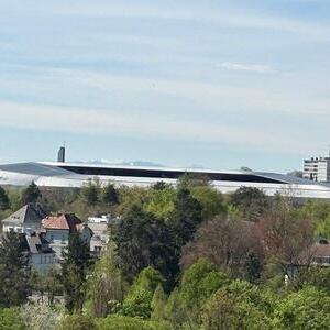 ... zum Stadion ...