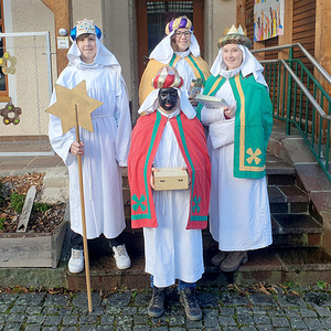 Die Sternsinger waren wieder unterwegs