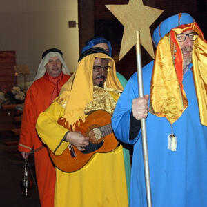 Sternsinger bei den Gottesdiensten