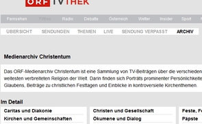 Screenshot religion.orf.at_Medienarchiv Christentum