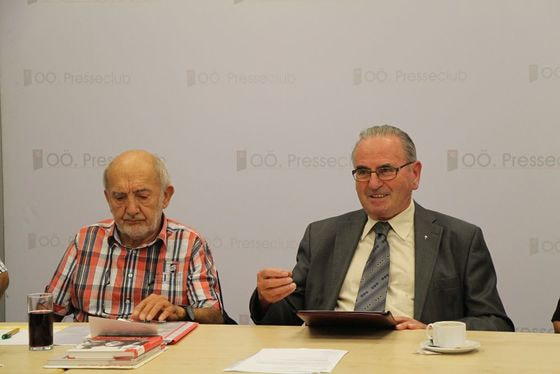 Josef Mayr (r.) und Hans Riedler