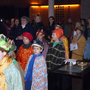 Sternsinger bei den Gottesdiensten
