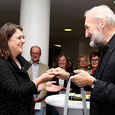 Schlüsselübergabe im Pastoralamt der Diözese Linz