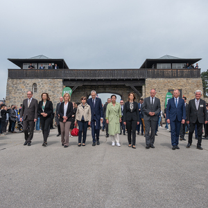 Gedenk- und Befreiungsfeier Mauthausen 2024Internationale Jugendgedenkfeier und Internationale Gedenk- und Befreiungsfeier zum thematischen Schwerpunkt „Recht und Gerechtigkeit im Nationalsozialismus“ anlässlich der 79. Wiederkehr der Befreiung des 